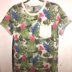 H&M Floral Shirt Size M (Never Worn)